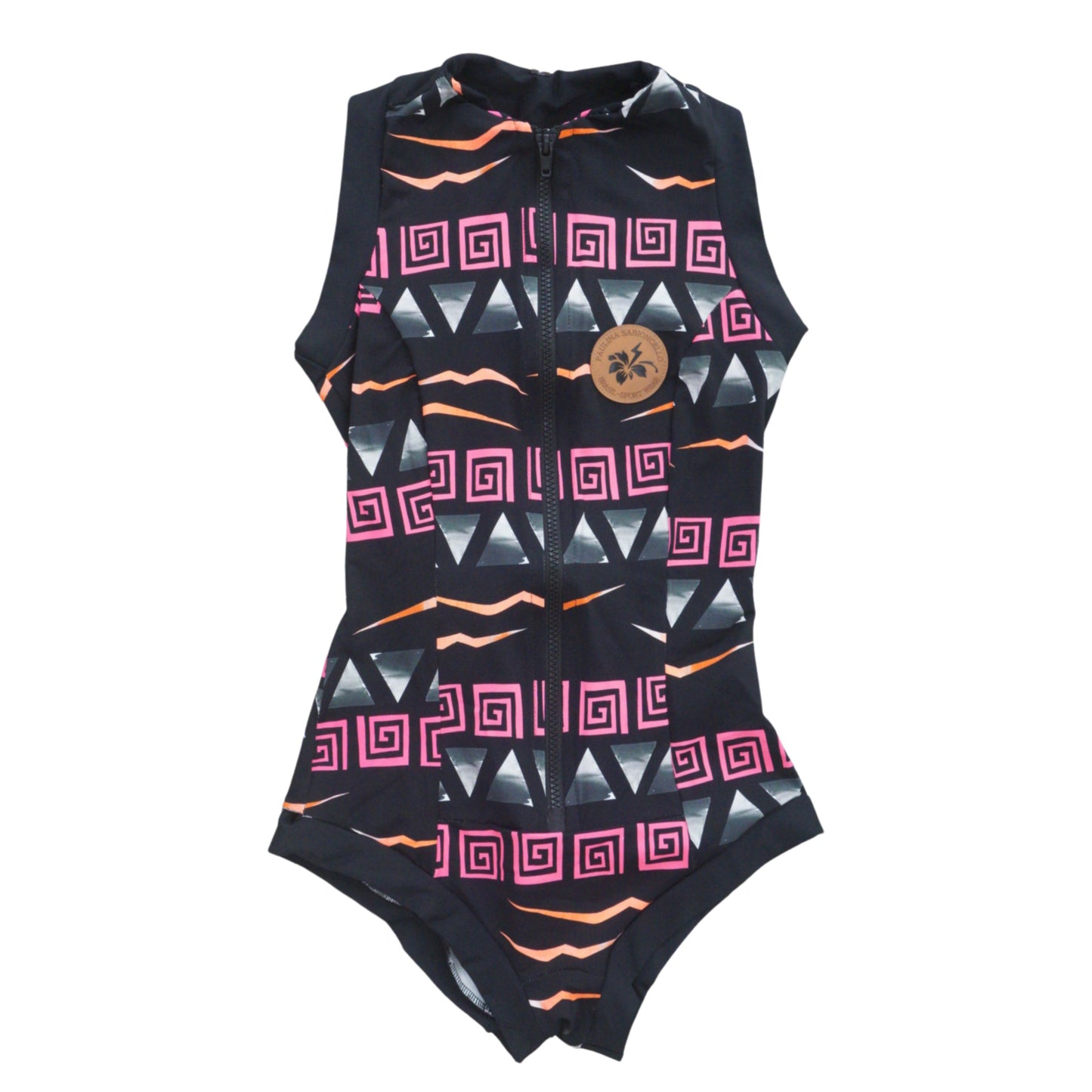 Paulina Sabioncello Short Sleeve Swimsuit