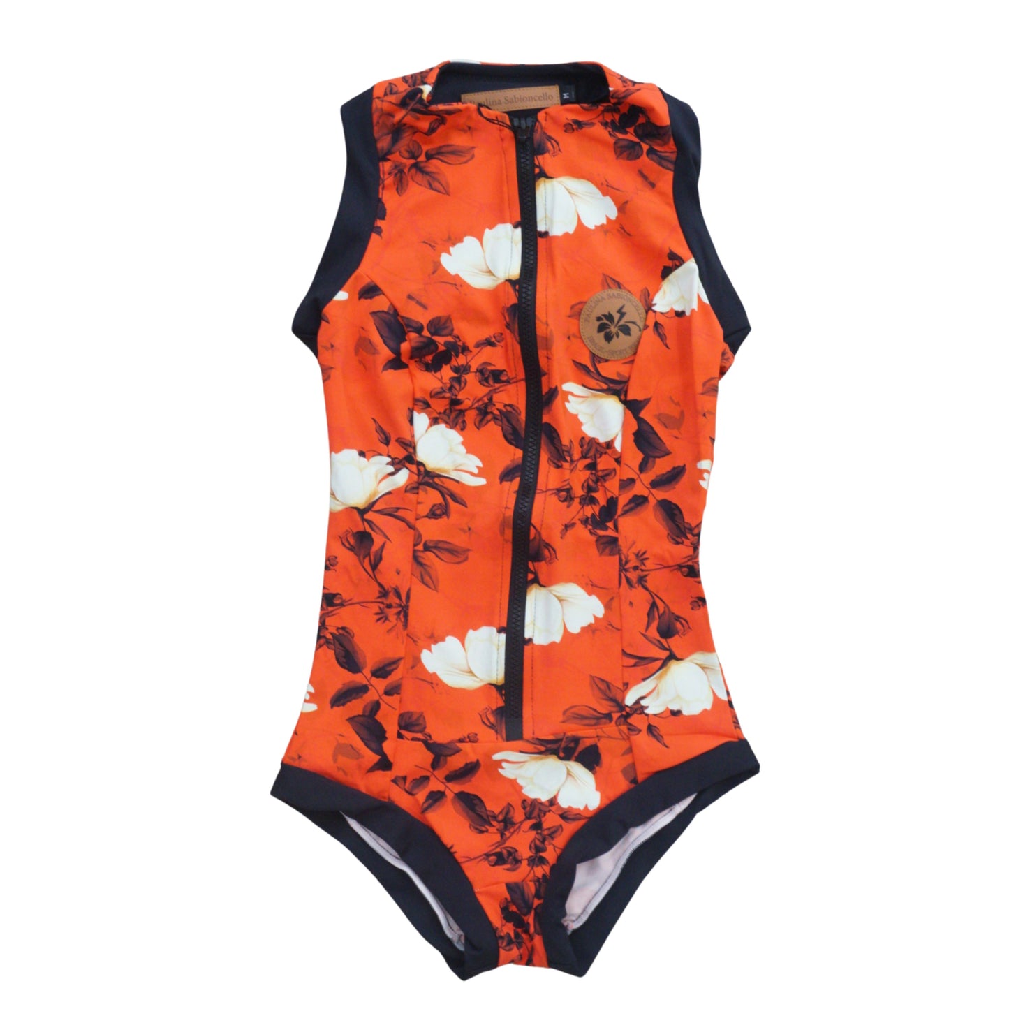 Paulina Sabioncello Short Sleeve Swimsuit