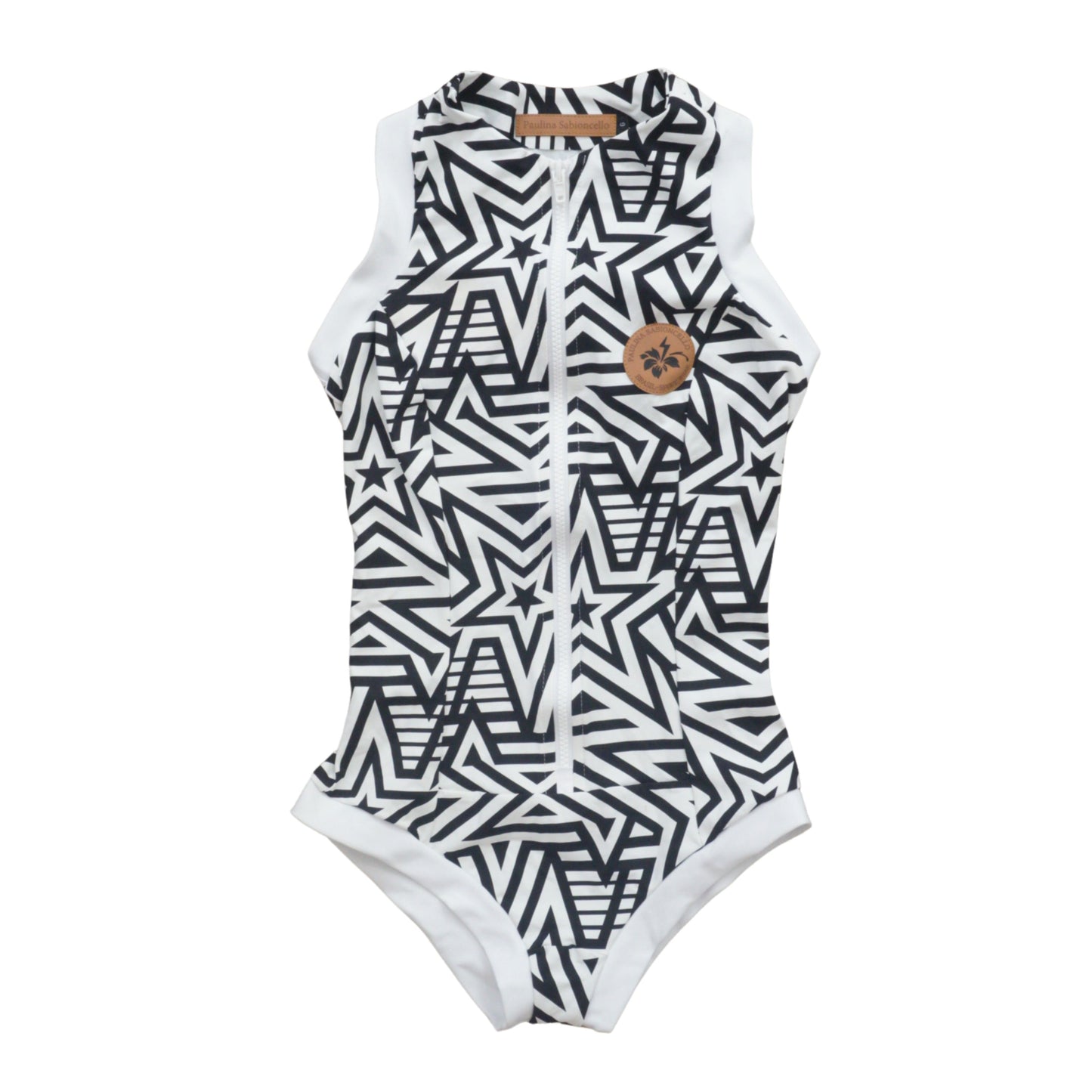 Paulina Sabioncello Short Sleeve Swimsuit