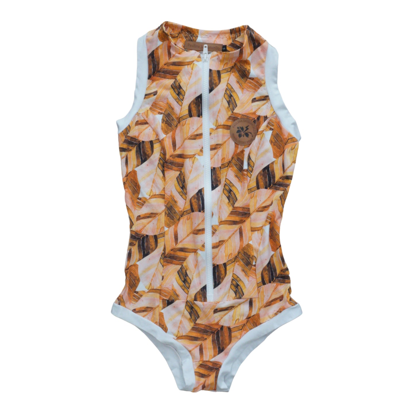 Paulina Sabioncello Short Sleeve Swimsuit