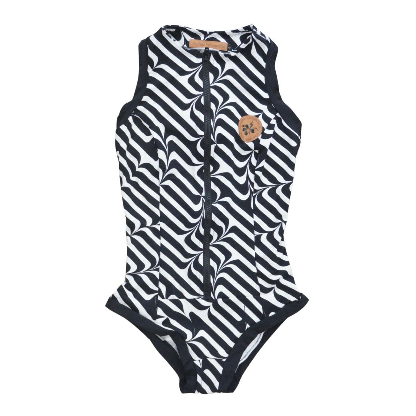 Paulina Sabioncello Short Sleeve Swimsuit