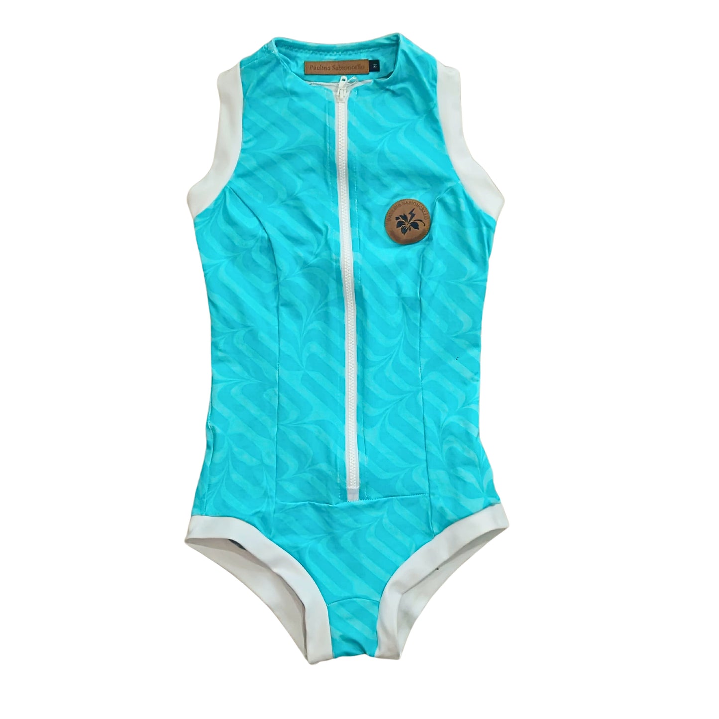 Paulina Sabioncello Short Sleeve Swimsuit