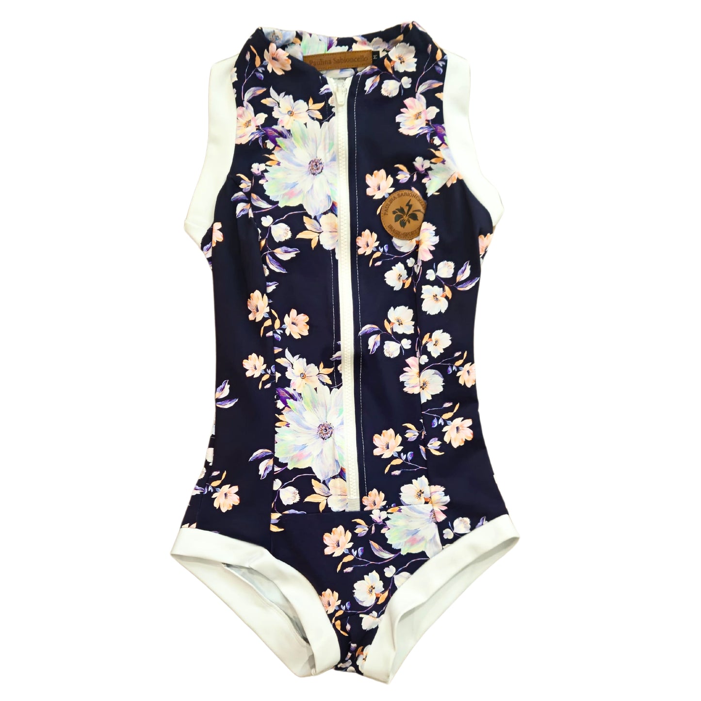 Paulina Sabioncello Short Sleeve Swimsuit