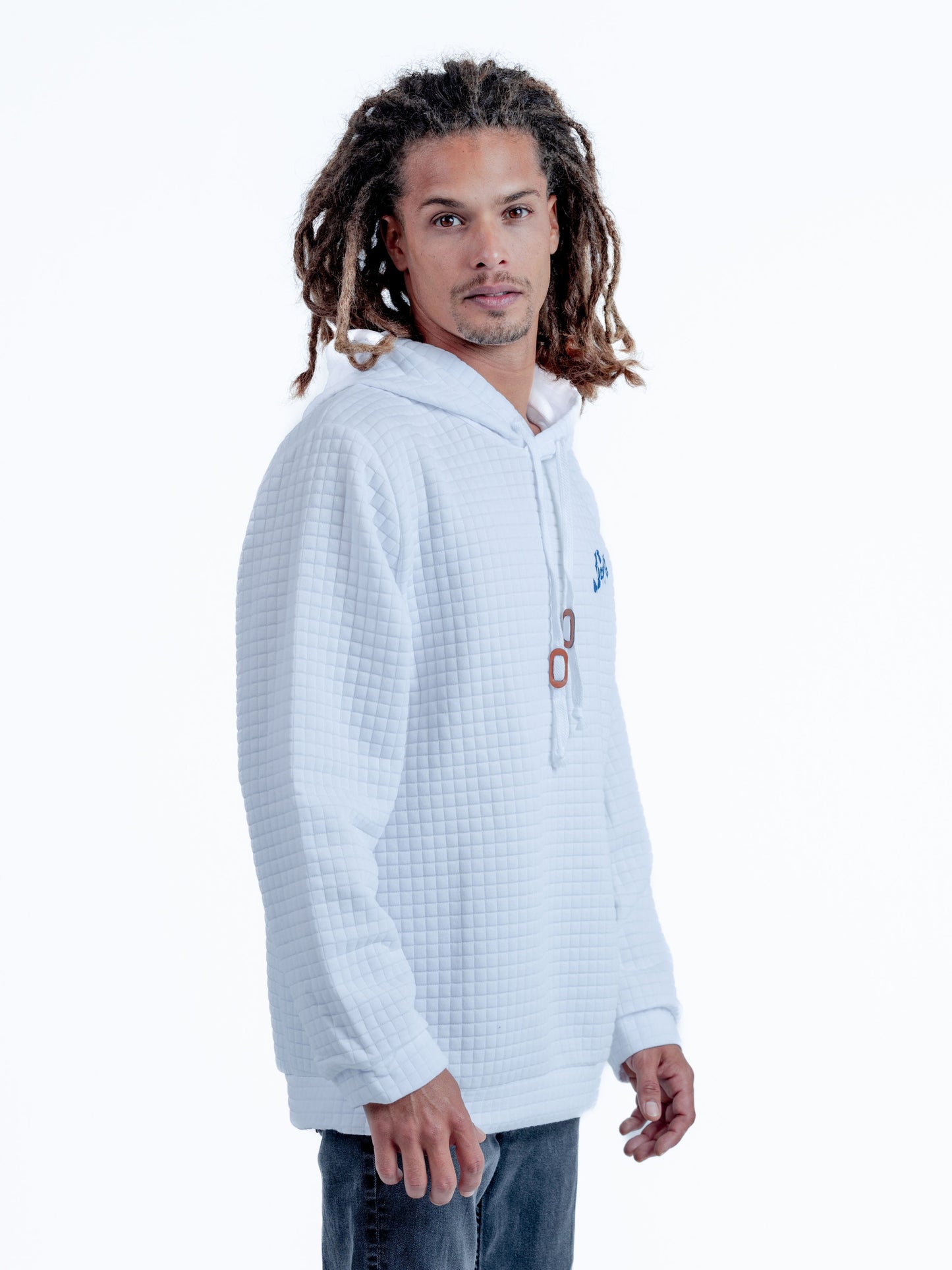 Quilted Hoodie Palm Logo