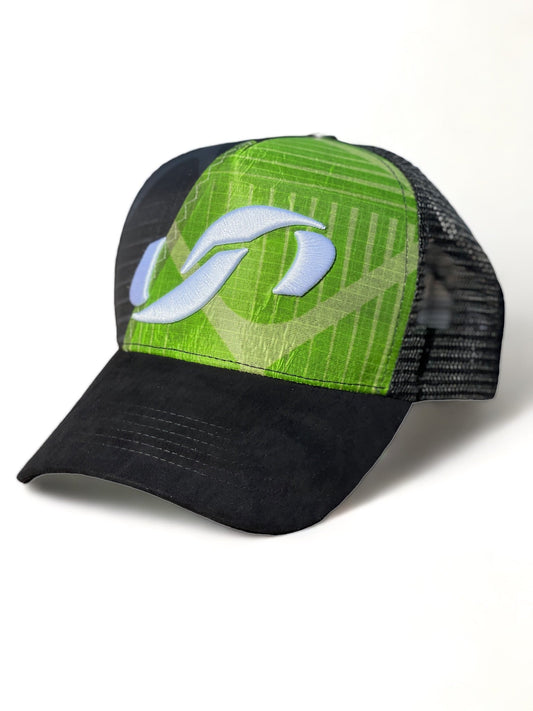 Trucker Hat front repurposed kite